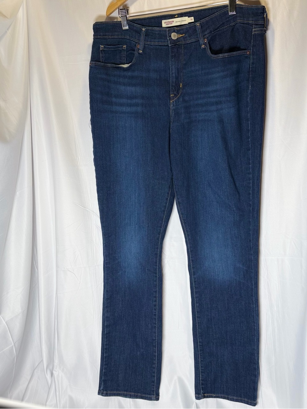 Levi's Women's Dark Blue Straight Leg Jeans